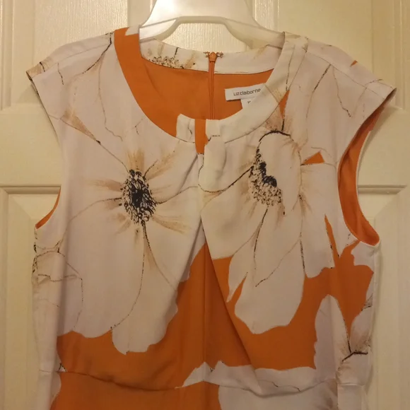 LIZ CLAIBORNE FLOWER DRESS - Picture 4 of 4